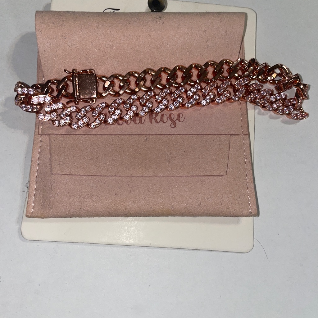 Rose Gold/ Pink Chain Anklet Great Quality